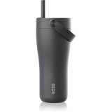 Equa Carry Cup cană din oțel inoxidabil termo Black 600 ml