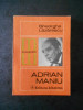 GHEORGHE LAZARESCU - ADRIAN MANIU (Colectia Monografii)