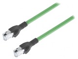 Patch cord rețea verde 1m 22AWG SF/UTP Cat5e
