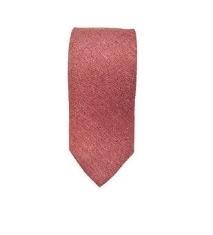 Cravata pentru barbati Generico, 60% Bumbac, 40% Matase, roz - OUTLET foto