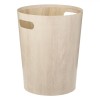 Cos Gunoi Birou Lemn 8.5L Bej 25x30cm Carton Fara Capac Elegant