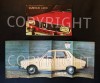 DACIA 1300 Lot Publicitate anii 1970 &ndash; Catalog RAR 24+20 pag A4 si Pliant-Poster publicitar 58x23cm Advertising Marketing Reclama Export Lb. Franceza