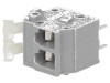 Regletă de conexiuni pentru PCB 5mm - 2 piste, Wago