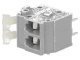 Regletă de conexiuni pentru PCB 5mm - 2 piste