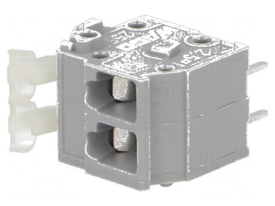 Regletă de conexiuni pentru PCB 5mm - 2 piste foto