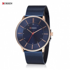 Ceas de mana barbati elegant - Curren - M8303BLM foto