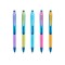 Pix cu gel Parker Jelly, 0,7 mm, scriere albastru, diverse culori