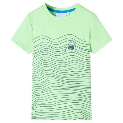 Tricou pentru copii, verde neon, 104 foto