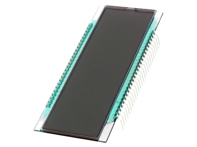 Afişaj LCD 7 segmente STN Positive 6 digiti 20&divide;70&deg;C