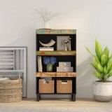 vidaXL Dulap lateral, 60x33x107 cm, lemn masiv recuperat