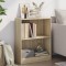 Gossi biblioteca, stejar sonoma, 60x24x76 cm, lemn compozit