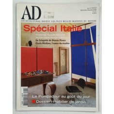 AD , ARCHITECTURAL DIGEST . ARCHITECTURE , DECORATION , ARTS . DESIGN , TEXT IN LIMBA FRANCEZA , AVRIL 2002