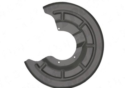 Protectie stropire disc frana Renault Megane 2 (M), 11.2002-10.2008, Spate, Dreapta, metal foto