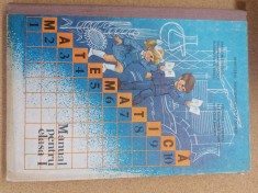 Manual matematica clasa 1 1992 foto