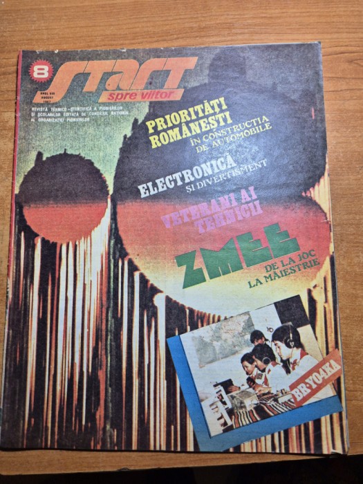 start spre viitor - august 1987 - automobilul electric iustin capra,zmee