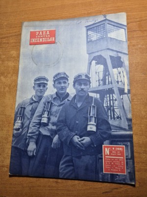 revista paza conta incendiilor august 1963 foto