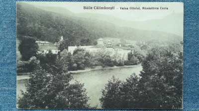 120 - Baile Calimanesti Valea Oltului, Manastirea Cozia / carte postala foto