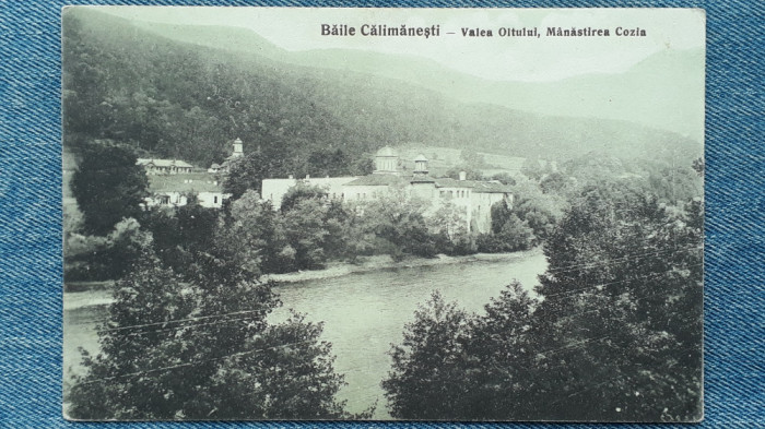 120 - Baile Calimanesti Valea Oltului, Manastirea Cozia / carte postala