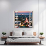Folie imprimata color pentru decor perete locuinta, dimensiune 125 x 110cm, model: VIEW TO HAVEN 17, AVEX