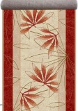 Traversa Covor, Lotos 552, Crem / Grena, Latime 100 cm, Diverse Lungimi, 1800 gr/mp