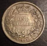 Moneda Regatul Unit - 1 Shilling 1846 - Argint, Europa