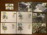 Tokelau - pasari - porumbel - serie 4 timbre MNH, 4 FDC, 4 maxime, fauna wwf