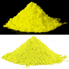 Pigment galben fluorescent reactiv UV foto