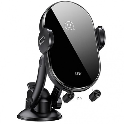 Incarcator auto wireless Usams US-CD131, Quick Charge, 15W, Negru CD131ZJ01 foto