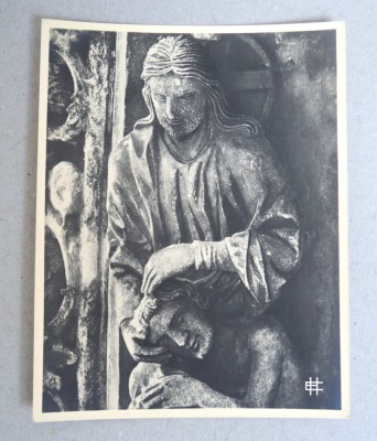 Etienne Houvet &amp;quot;Dieu creant Adam&amp;quot; fotografie veche cca 1908 foto