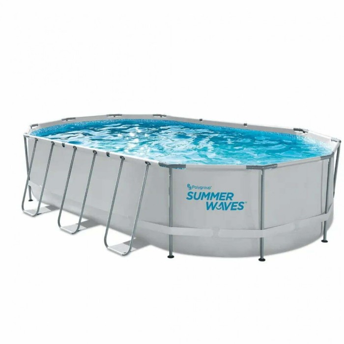 Piscina Fuori Terra Tubolare In Pvc/acciaio Bestway Pw SteelFrame 412x201x122 Cm