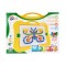 Joc educativ mozaic, TechnoK, 300 de pioneze de diferite dimensiuni, colorate