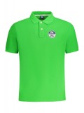 Cumpara ieftin Tricou polo barbati, cu imprimeu cu logo, Regular fit, Verde deschis (Marime:, XL, North Sails