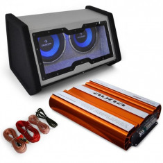 Auna Set sistem audio auto &amp;amp;quot;Bassophant&amp;amp;quot; subwoofer 0,1 amplificator foto