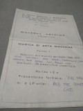 Cumpara ieftin PLIANT/BROSURA MUZICA SI ARTA MODERNA