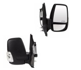 Oglinda usa exterioara FORD TRANSIT/TOURNEO, 10.2019-, partea dreapta, View Max, reglare electrica; texturat; cu incalzire; versiune scurta; sticla c
