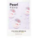 Missha Airy Fit Pearl Mască textilă cu efect de iluminare și hidratare 19 g