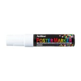 Marker pentru poster ARTLINE, corp plastic, varf tesit 12mm - alb