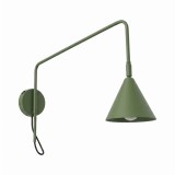 Aplică De Perete Nox 1 Verde Măsliniu Cu &Icirc;ntrerupător