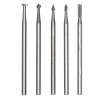 Set 5 Freze Proxxon 28710, Aliaj Otel-Wolfram-Vanadiu, Diametru 2.35mm, Lemn, Metal, Plastic, Hobby, Semiprofesional