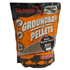 Nada FeederX Super Scobar Black 900g