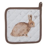 Cumpara ieftin Set 2 servete termice Iepuras bumbac 16x16 cm
