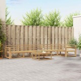 vidaXL Set de canapele de exterior 7 pcs Alb 79 x 79 x 37 cm 3386553