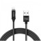 Cablu de date 2in1 iPad iPhone lightning 1m 2A negru delight