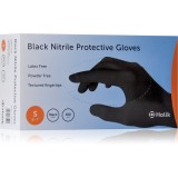 Hol&iacute;k Nitril Black mănuși de protecție din nitril, fără pudră mărime S 2x50 buc