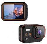 Camera de actiune iSEN Action Camera 002, Negru, 4K, UltraHD, HD 2.0 , Filmare 170 , Wi-Fi, Lumina SOS, Car mode, Detectie miscare,1050 mAh