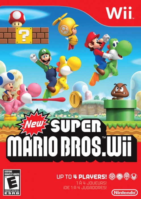 Wii NEW SUPER MARIO BROS Nintendo joc Wii classic, Wii mini,Wii U