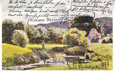 D11 A 23 - Felicitare de colectie - circulata la 1902 - Frankfurt foto