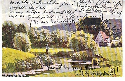 D11 A 23 - Felicitare de colectie - circulata la 1902 - Frankfurt