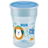 Cana NUK Magic 10255602, 8 luni+, 230ml, albastru