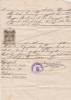 Document juridic manuscris original 1901 Top&aacute;nfalva C&acirc;mpeni Alba Ștampilă MAGYAR KIR&Aacute;LYI, timbru fiscal 1 Korona, Transilvania Austro-Ungară
